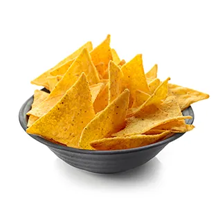 totopos nachos con milanesa a la leña  maxicarne